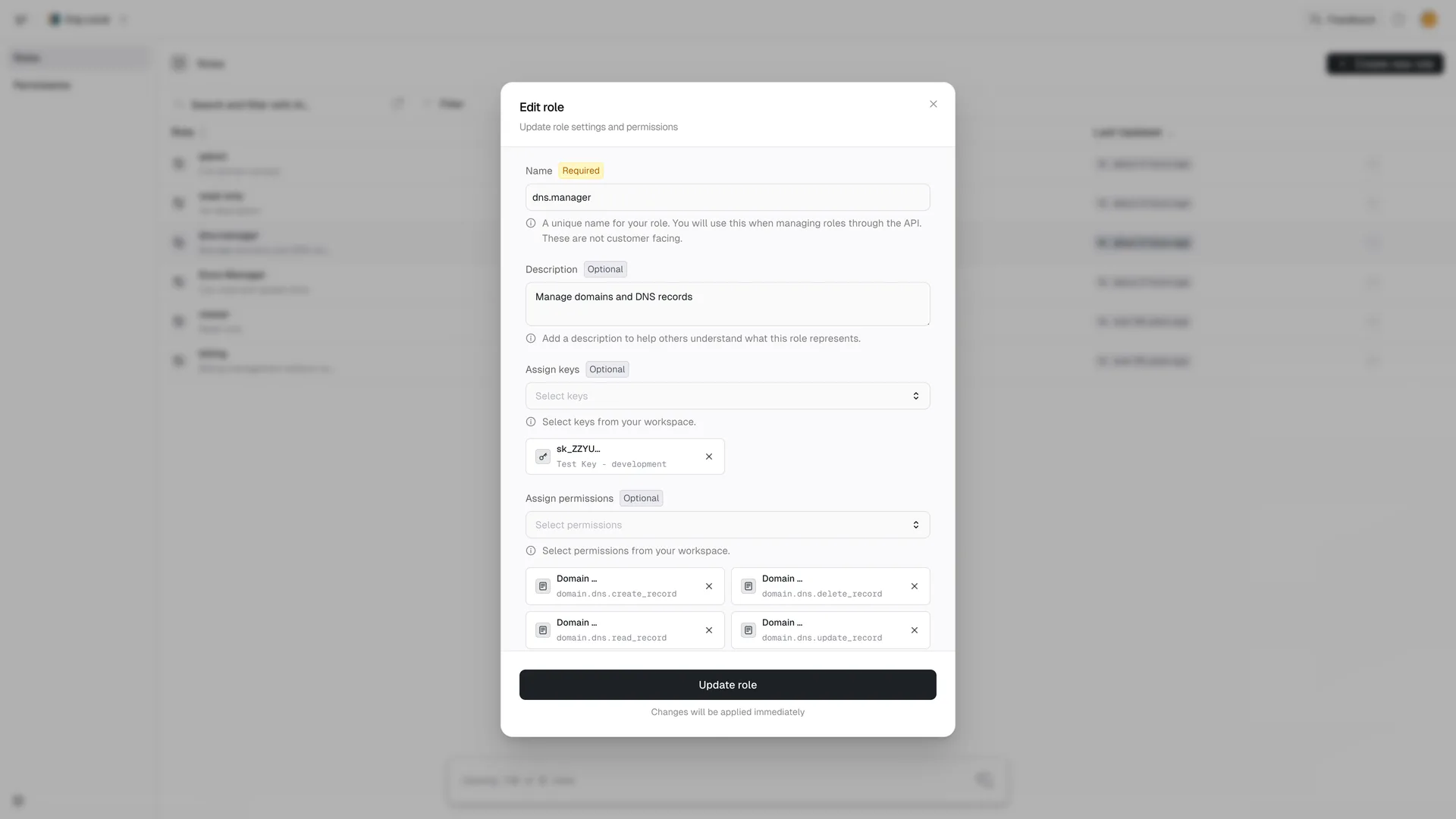 dns.manager roles