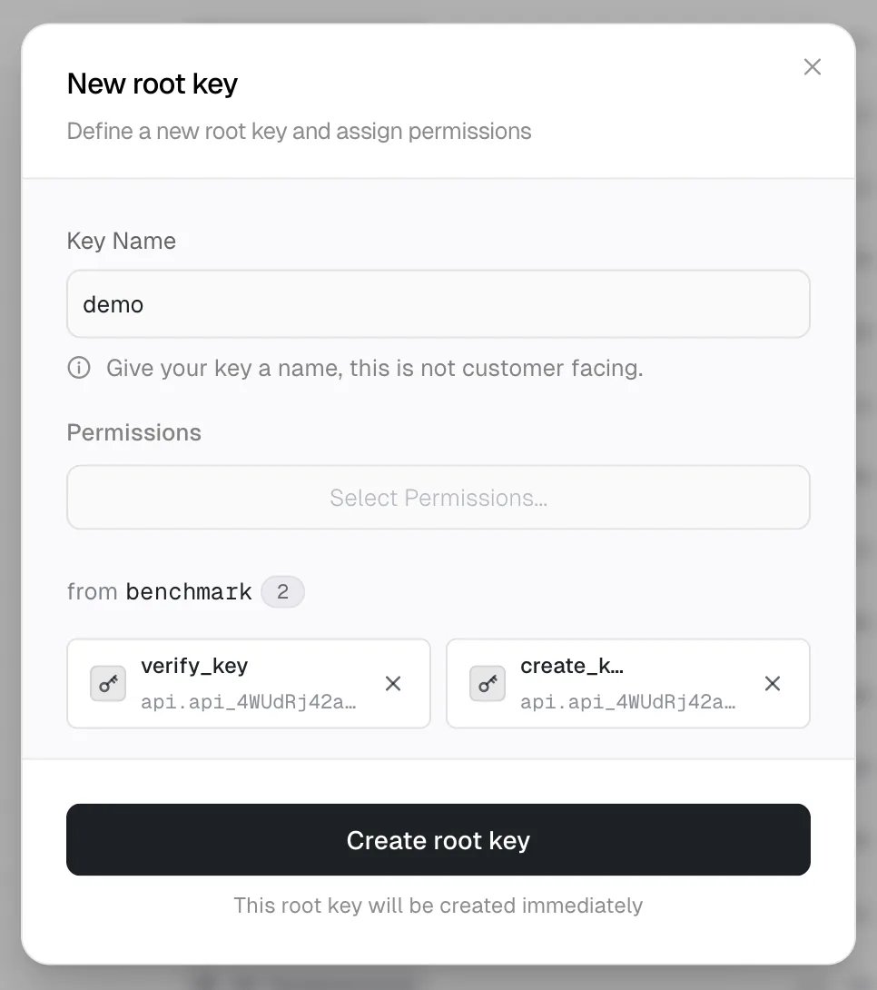 Copy root key secret